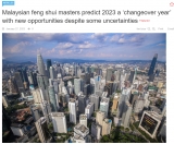 Malaysian feng shui masters predict 2023 a &lsquo;changeover year&rsquo; with new opportunities despite some uncertainties